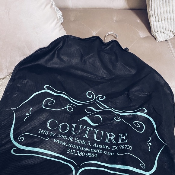 Sherri Hill Size Zero White Full Length Gown - Picture 9 of 9